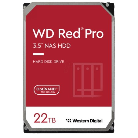 WD221KFGX HDD|WESTERN DIGITAL|Red Pro|22TB|SATA|512 MB|7200 rpm|3,5"|WD221KFGX iš UAB SINTAS