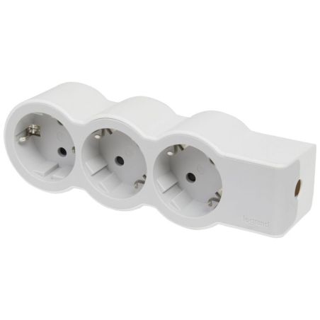 LEGRAND694573 3-vietų ilgiklis su įžeminimu Legrand 694573 (be laido, baltas) iš UAB SINTAS