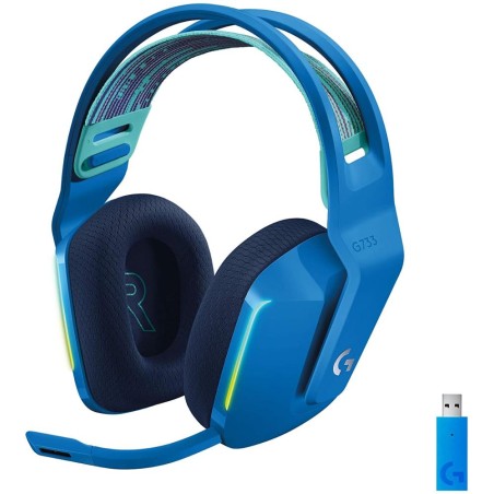 981-000943 HEADSET GAMING G733 WRL/BLUE 981-000943 LOGITECH iš UAB SINTAS