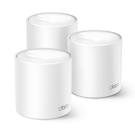 DECOX10(3-PACK) Wireless Router|TP-LINK|Wireless Router|1500 Mbps|Mesh|Wi-Fi 6|1x10/100/1000M|1x2.5GbE|DHCP|DECOX10(3-PACK) iš U