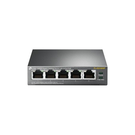 TL-SG1005P Switch|TP-LINK|Desktop/pedestal|5x10Base-T / 100Base-TX / 1000Base-T|PoE ports 4|TL-SG1005P iš UAB SINTAS