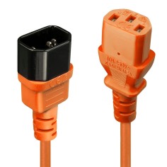 30474 CABLE POWER IEC EXTENSION 1M/ORANGE 30474 LINDY iš UAB SINTAS